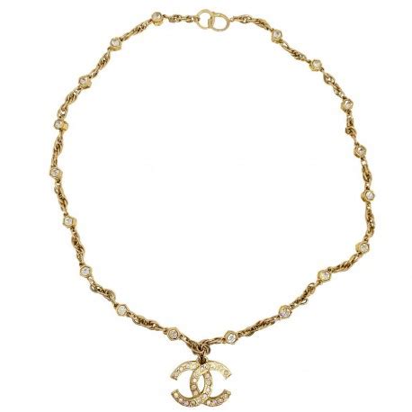 collier fantaisie chanel|Collier Chanel Vintage .